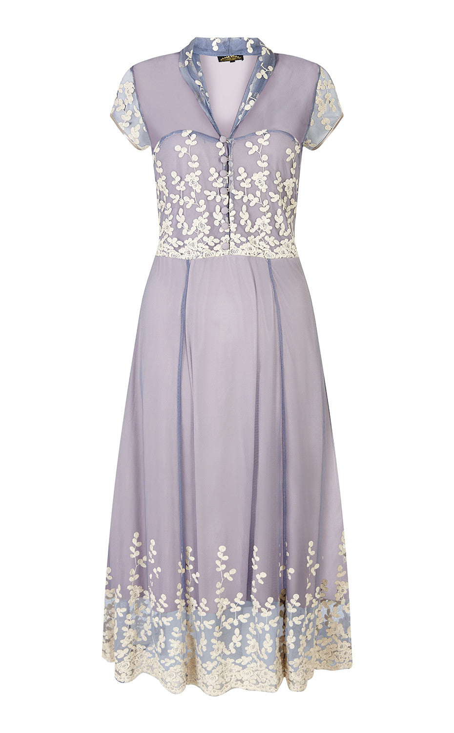 Forties style lace tea dress in ...